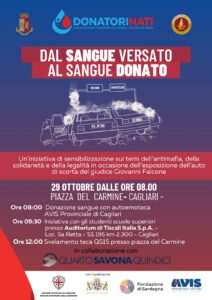Locandina Dal sangue versato al sangue donato